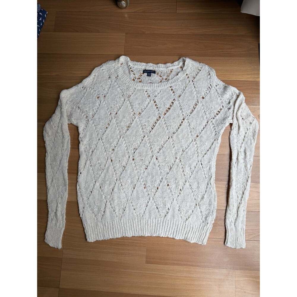Cottagecore Boho Crochet Sweater Preppy Coastal grandma cowgirl cabincore